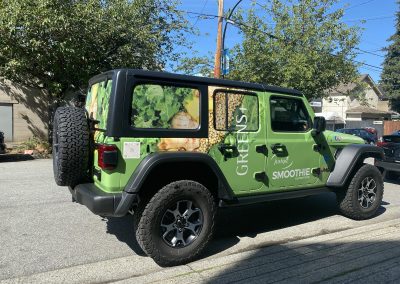 Jeep Wrangler - Smoothie Commercial Wrap by Wrap N Ride Vancouver